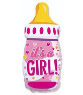 Bottle Girl Foil Balloon