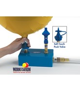 Conwin Workstation Countertop Balloon Inflator with 60/40 Push Valve