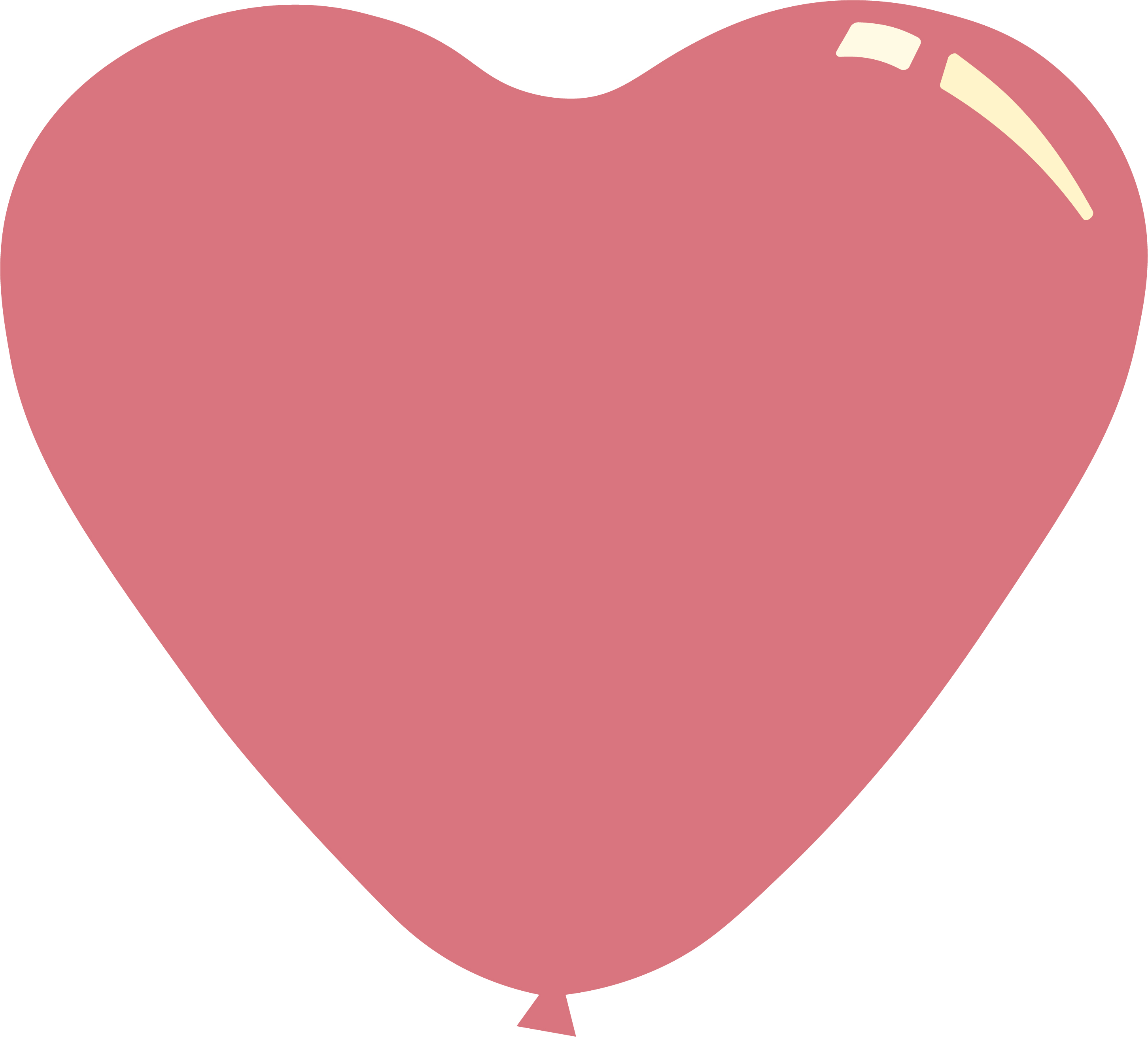 11" Deco Rose Decomex Heart Shaped Latex Balloons (100 Per Bag)