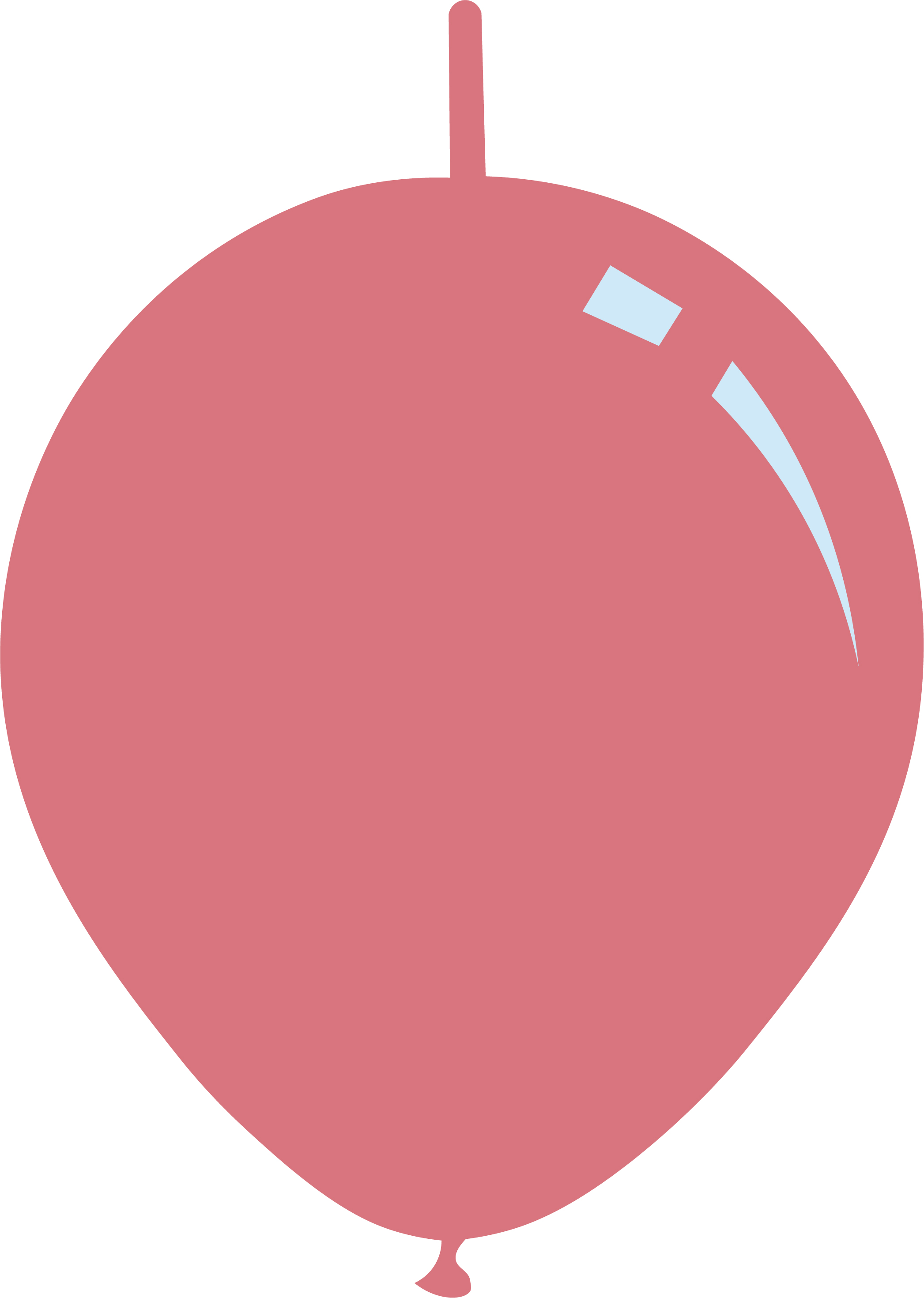 6" Deco Rose Decomex Linking Latex Balloons (100 Per Bag)
