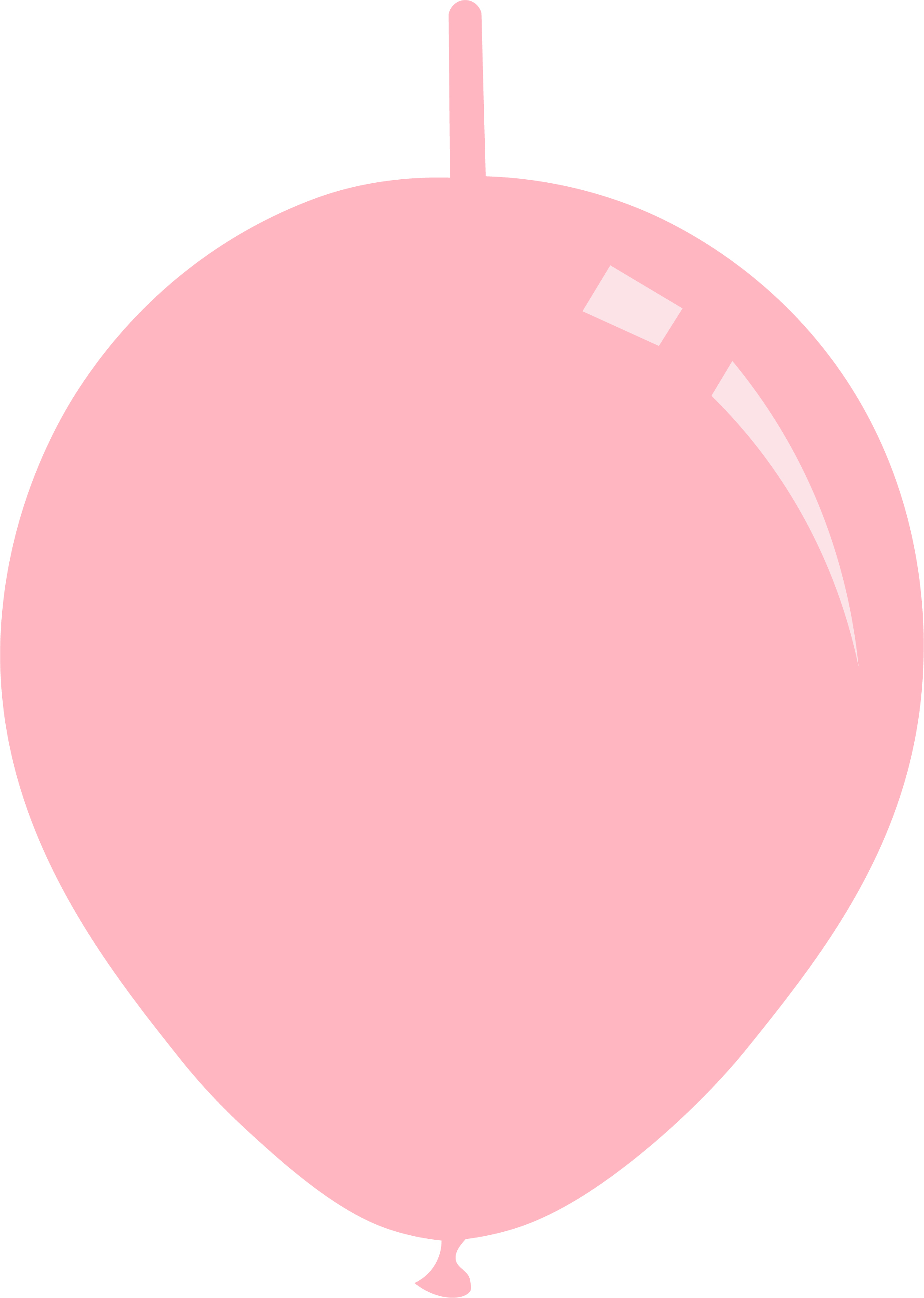 6" Deco Light Pink Decomex Linking Latex Balloons (100 Per Bag)