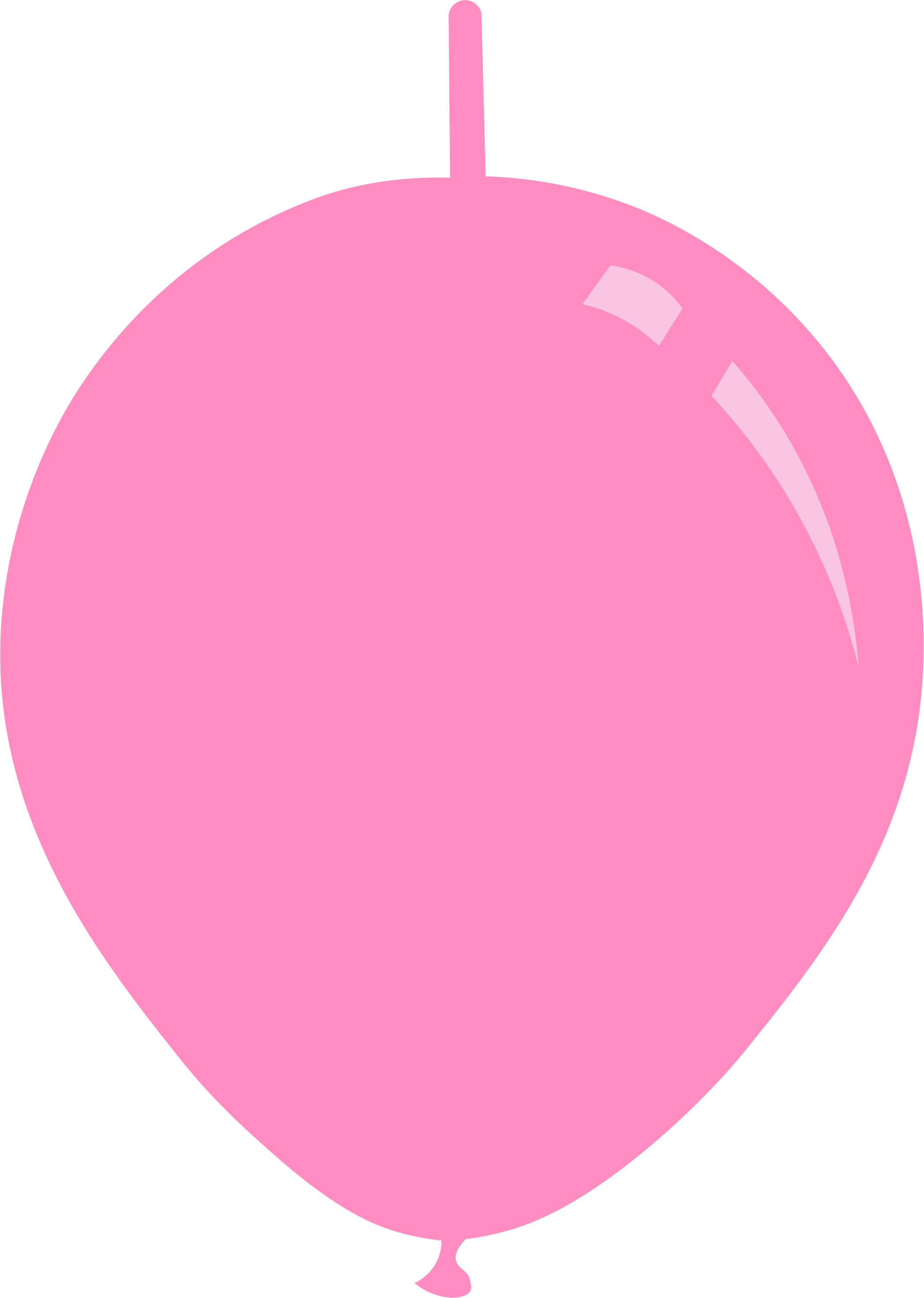 6" Metallic Hot Pink Decomex Linking Latex Balloons (100 Per Bag)
