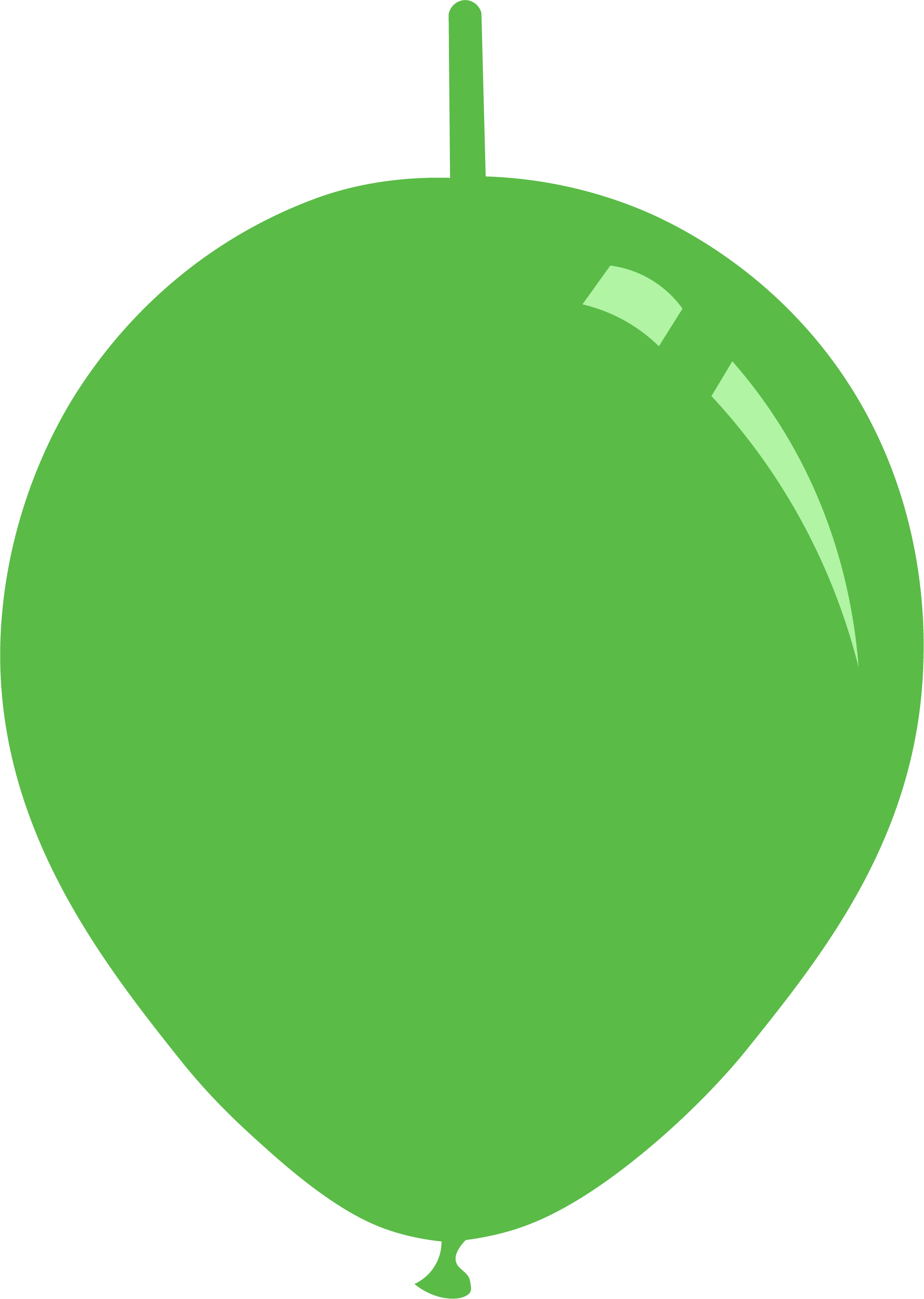 6" Metallic Light Green Decomex Linking Latex Balloons (100 Per Bag)