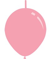 11" Deco Baby Pink Decomex Linking Latex Balloons (100 Per Bag)