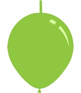 6" Deco Lime Green Decomex Linking Latex Balloons (100 Per Bag)