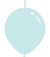 6" Deco Sky Blue Decomex Linking Latex Balloons (100 Per Bag)
