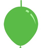 6" Metallic Light Green Decomex Linking Latex Balloons (100 Per Bag)