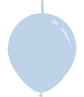 11" Metallic Light Blue Decomex Linking Latex Balloons (100 Per Bag)