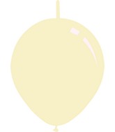 11" Deco Ivory Decomex Linking Latex Balloons (100 Per Bag)