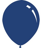 9" Metallic Naval Blue Decomex Latex Balloons (100 Per Bag)