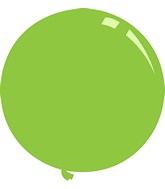 36" Deco Lime Green Decomex Latex Balloons (5 Per Bag)