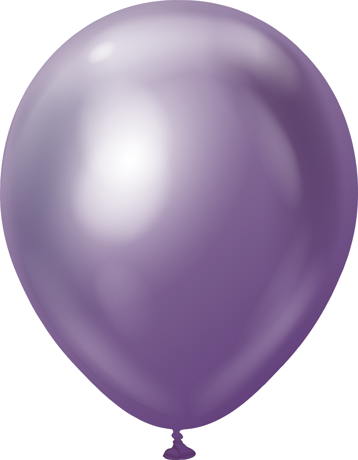 18" Kalisan Latex Balloons Mirror Violet (25 Per Bag)