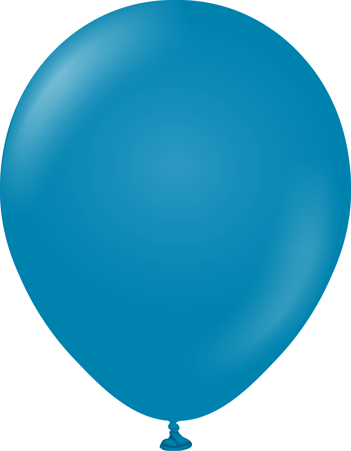 12 Kalisan Latex Balloons Retro Deep Blue (50 per Bag) - Latex Balloons