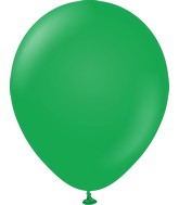 12" Kalisan Latex Balloons Standard Green (50 Per Bag)