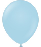 12" Kalisan Latex Balloons Pastel Matte Macaroon Blue (50 Per Bag)