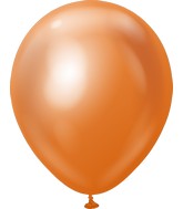 12" Kalisan Latex Balloons Mirror Copper (50 Per Bag)