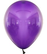 12" Kalisan Latex Balloons Crystal Violet (50 Per Bag)