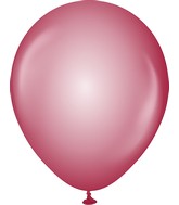 12" Kalisan Latex Balloons Crystal Burgundy (50 Per Bag)