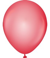 12" Kalisan Latex Balloons Crystal Red (50 Per Bag)