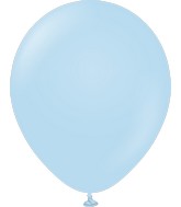 18" Kalisan Latex Balloons Pastel Matte Macaroon Blue (25 Per Bag)