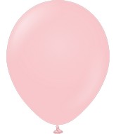 18" Kalisan Latex Balloons Pastel Matte Macaroon Pink (25 Per Bag)