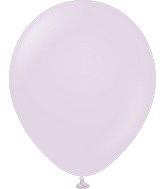 18" Kalisan Latex Balloons Pastel Matte Macaroon Lavender (25 Per Bag)