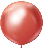 36" Kalisan Latex Balloons Mirror Red (2 Per Bag)