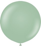 24" Kalisan Latex Balloons Retro Winter Green (5 Per Bag)