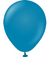 5" Kalisan Latex Balloons Retro Deep Blue (50 Per Bag)