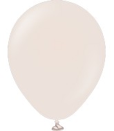 5" Kalisan Latex Balloons Retro White Sand (50 Per Bag)