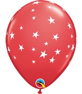 11" Latex Balloons Red (50 Per Bag) Contemporary Stars