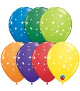 5" Latex Balloons Carnival Assorted (100 Per Bag) Contemporary Stars