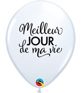 11" Latex Balloons White (50 Per Bag) Simplement Meilleur Jour