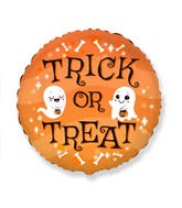 18" Halloween Trick Or Treat Foil Balloon