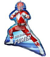27" SuperShape Power Rangers Red Ranger Foil Balloon