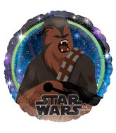 18" Star Wars Galaxy Chewbacca Foil Balloon