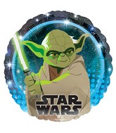 18" Star Wars Galaxy Yoda Foil Balloon