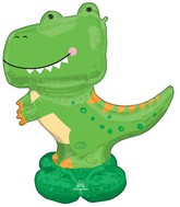 54" Airloonz Consumer Inflatable T-Rex Foil Balloon