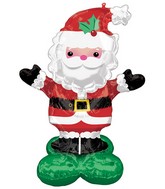 53" Airloonz Consumer Inflatable Christmas Santa Foil Balloon