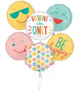 Bouquet Smiles Foil Balloon
