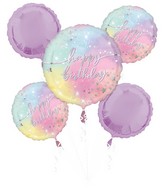 Bouquet Luminous Birthday Foil Balloon