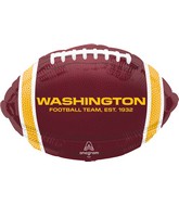 17" Washington Football Team Colors Foil Balloon