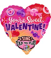 29" Sing-A-Tune Candy Sweet Valentine Foil Balloon