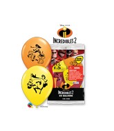 12" Latex Balloons (6 Per Bag) Special Assortment The Incredibles 2