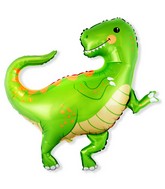 33" Baby Dino Foil Balloon