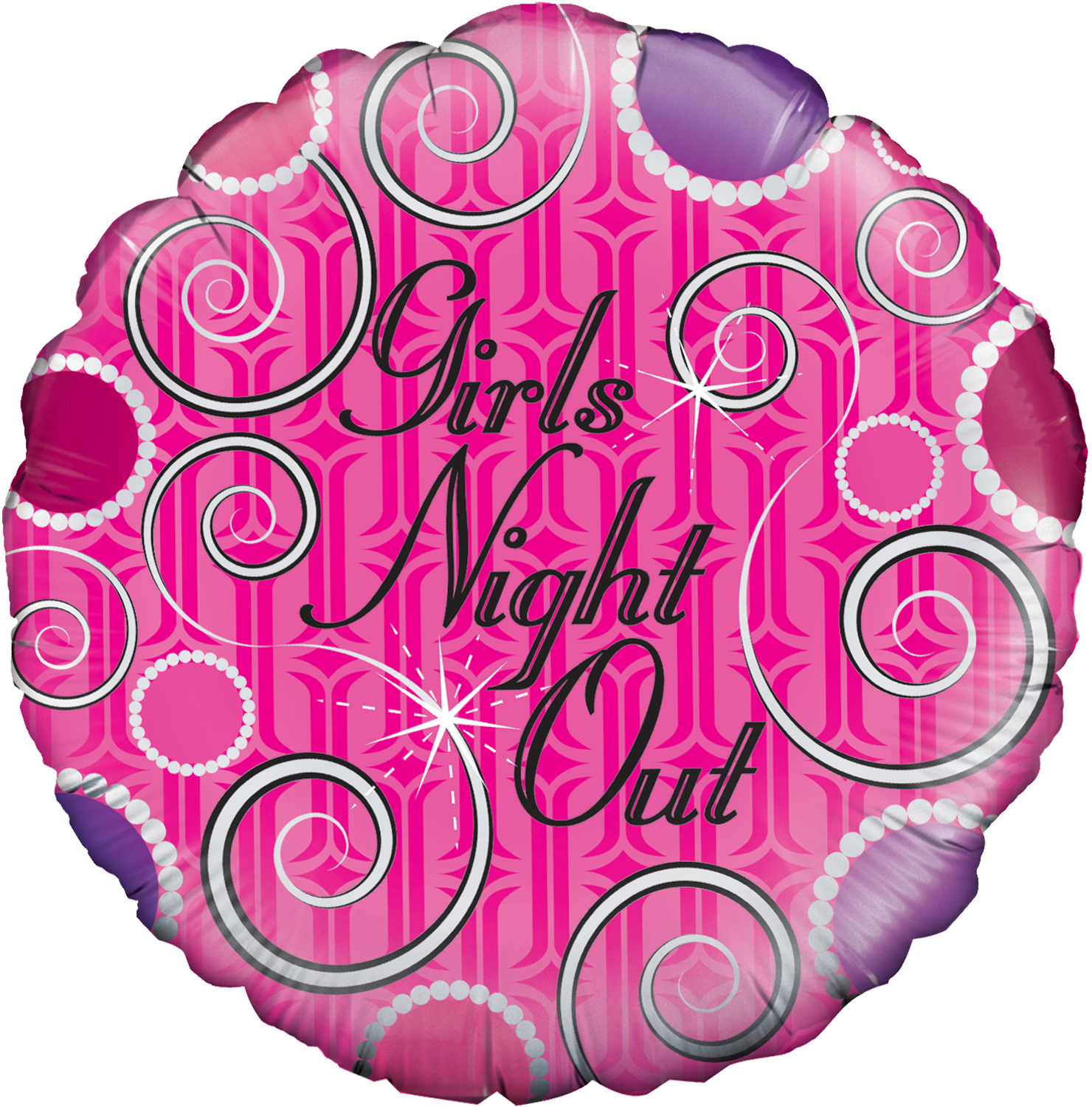 18" Girls Night Out Oaktree Foil Balloon