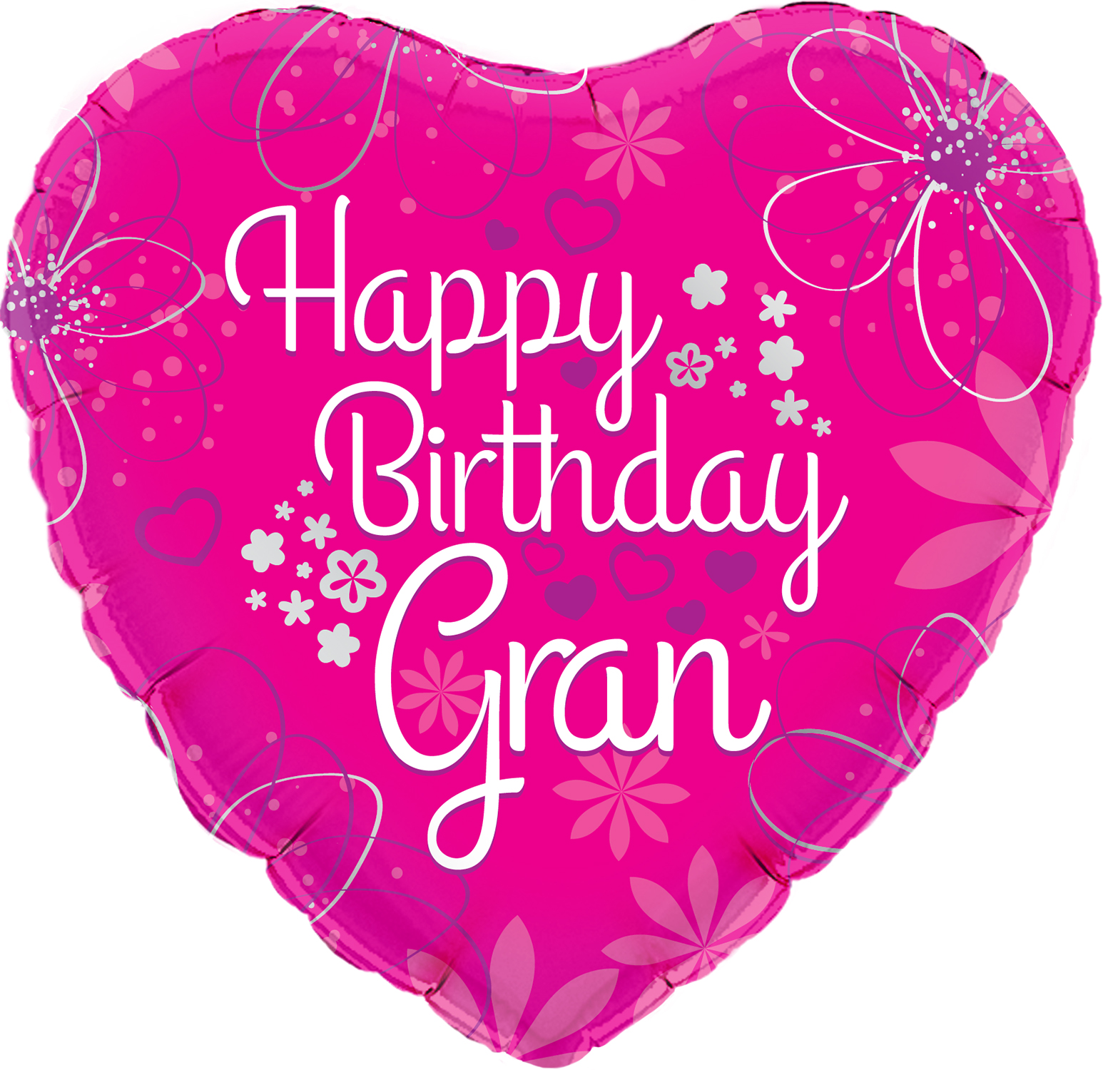 18" Happy Birthday Gran Oaktree Foil Balloon
