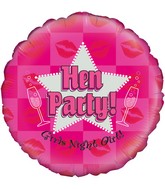 18" Hen Party Holographic Oaktree Foil Balloon