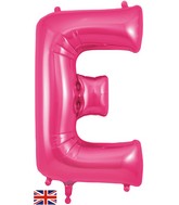34" Letter E Pink Oaktree Brand Foil Balloon
