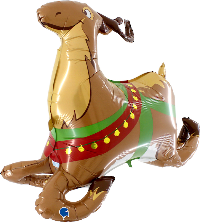 43" Linky Reindeer 3D Foil Balloon | Bargain Balloons - Mylar Balloons ...